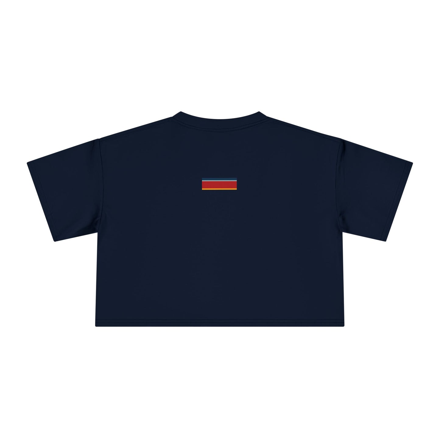 RUN THE WORLD Crop Tee — "Pacific Coast"