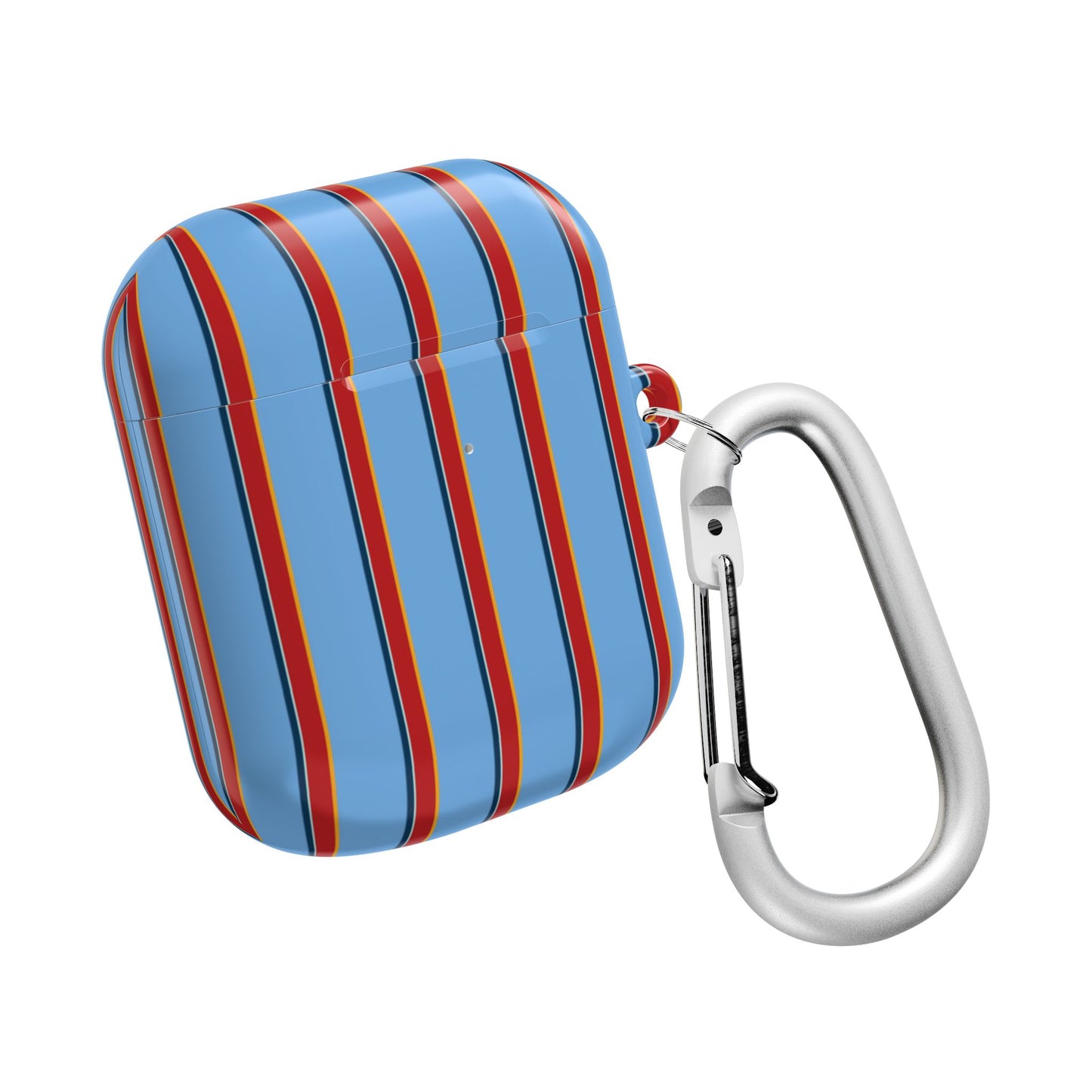 Holliday Striped AirPod Case - Blue