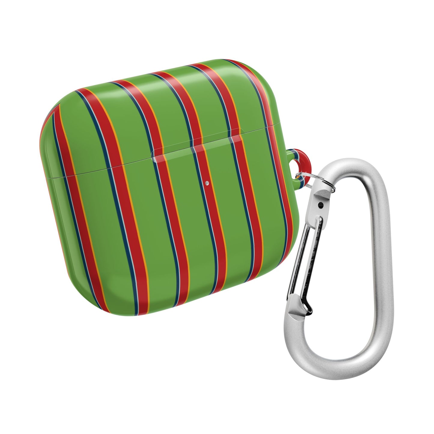 Holliday Striped AirPod Case - Green