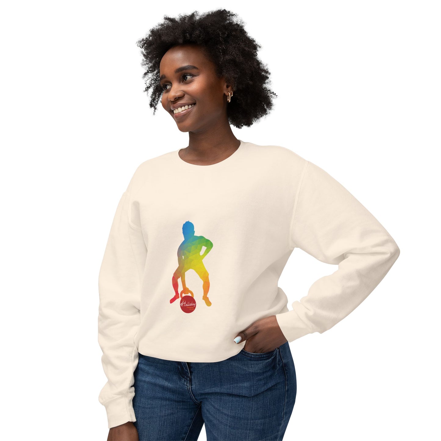 Lightweight Unisex Holliday Kettlebell Sweatshirt - We Lift You Up