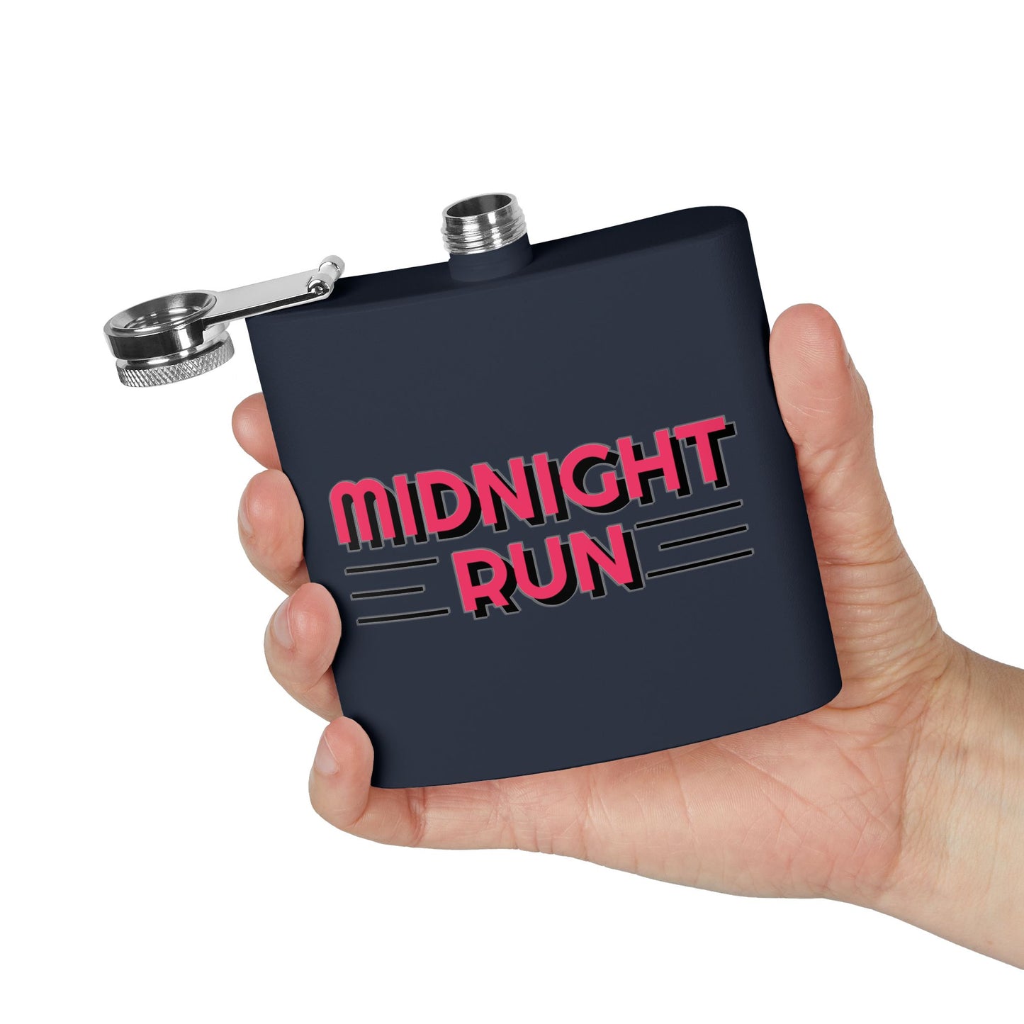 Midnight Run - 6oz Stainless Steel Flask