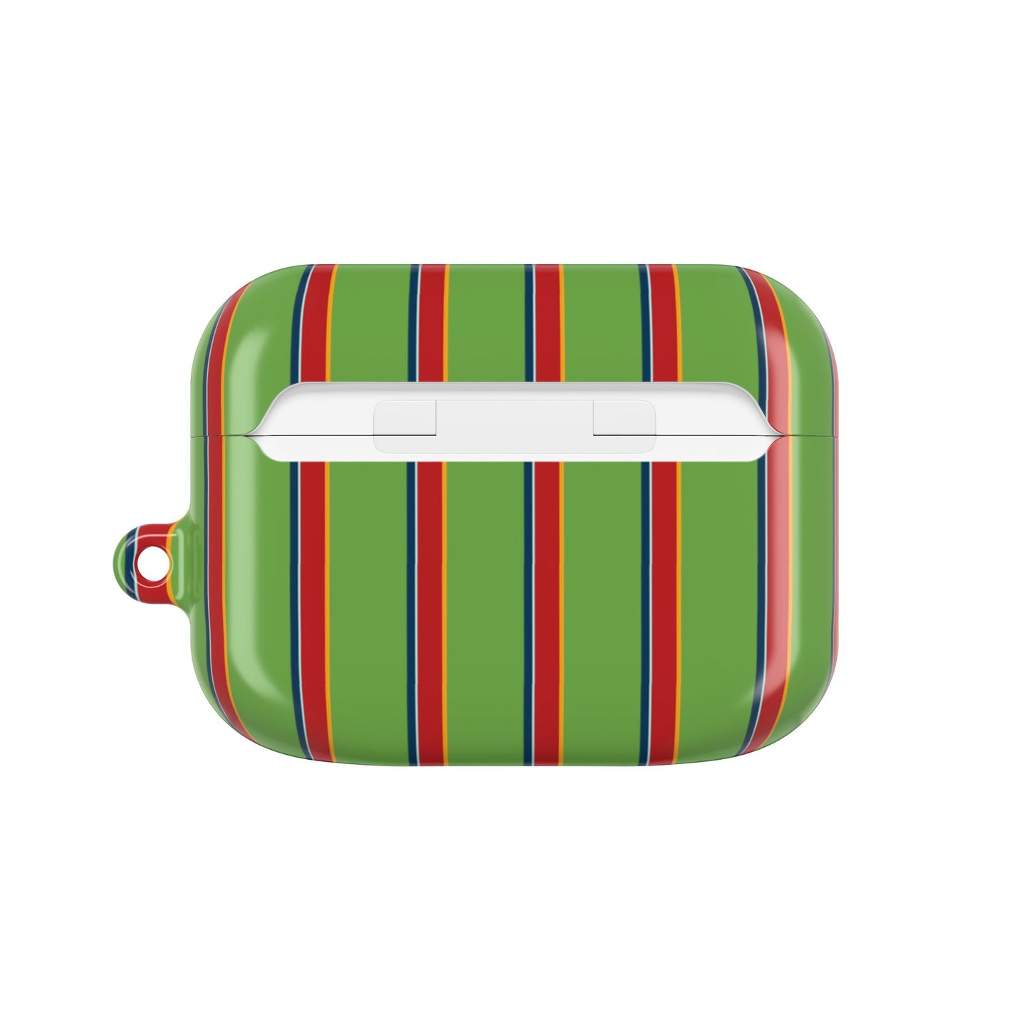 Holliday Striped AirPod Case - Green