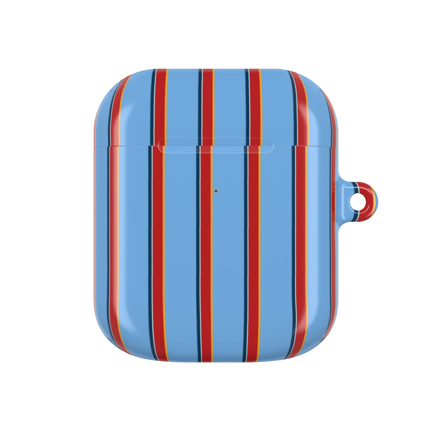 Holliday Striped AirPod Case - Blue