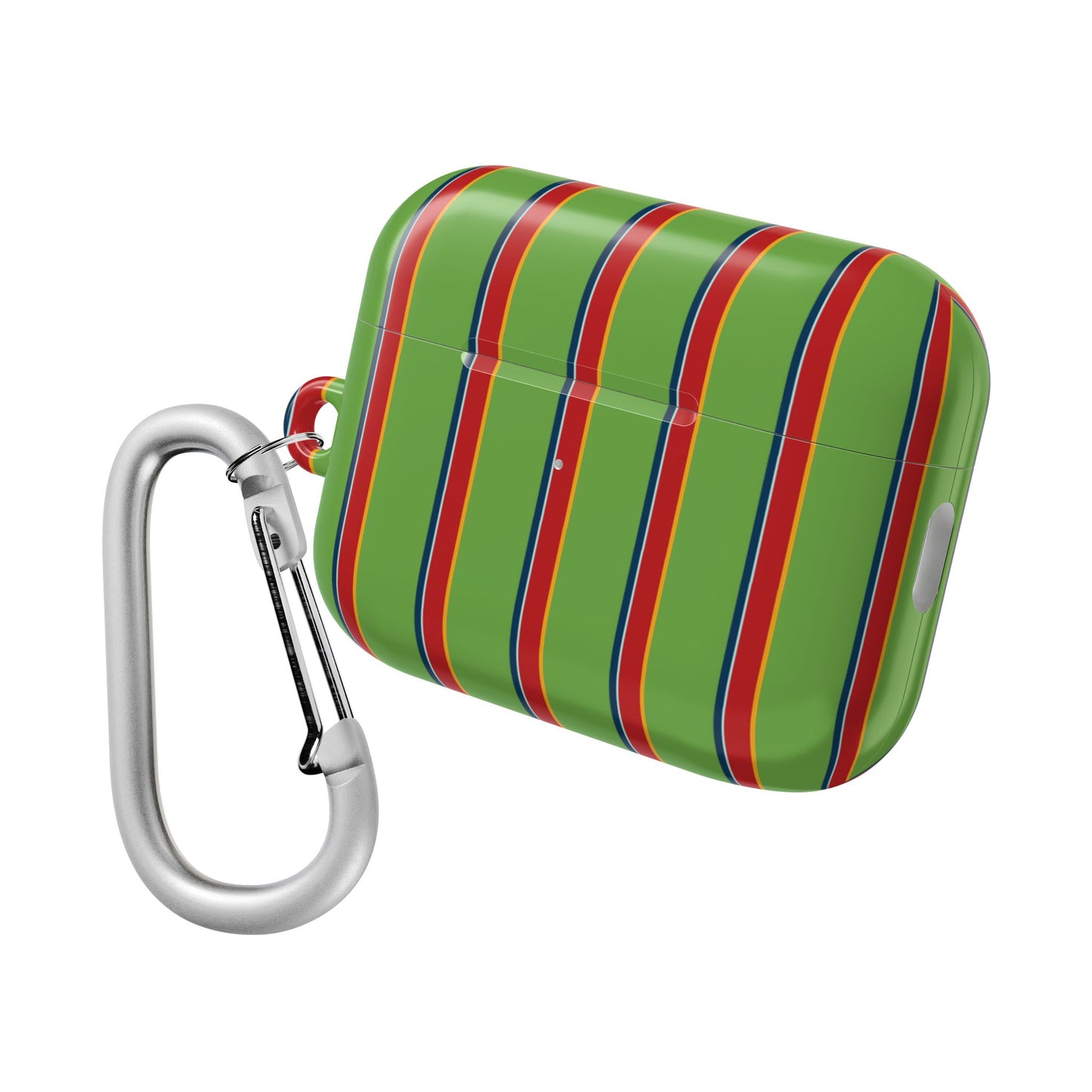 Holliday Striped AirPod Case - Green