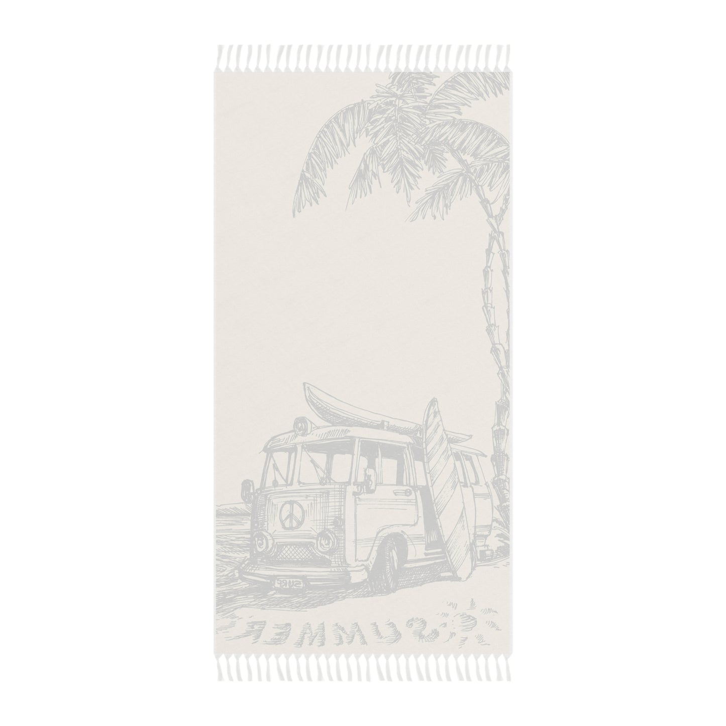 Surf Boho Towel -  Natural Island Coastal Design Series