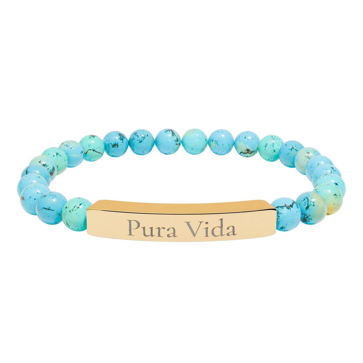 Pura Vida Natural Stone Stretch Bracelet | SALT COLLECTION | Hollidays