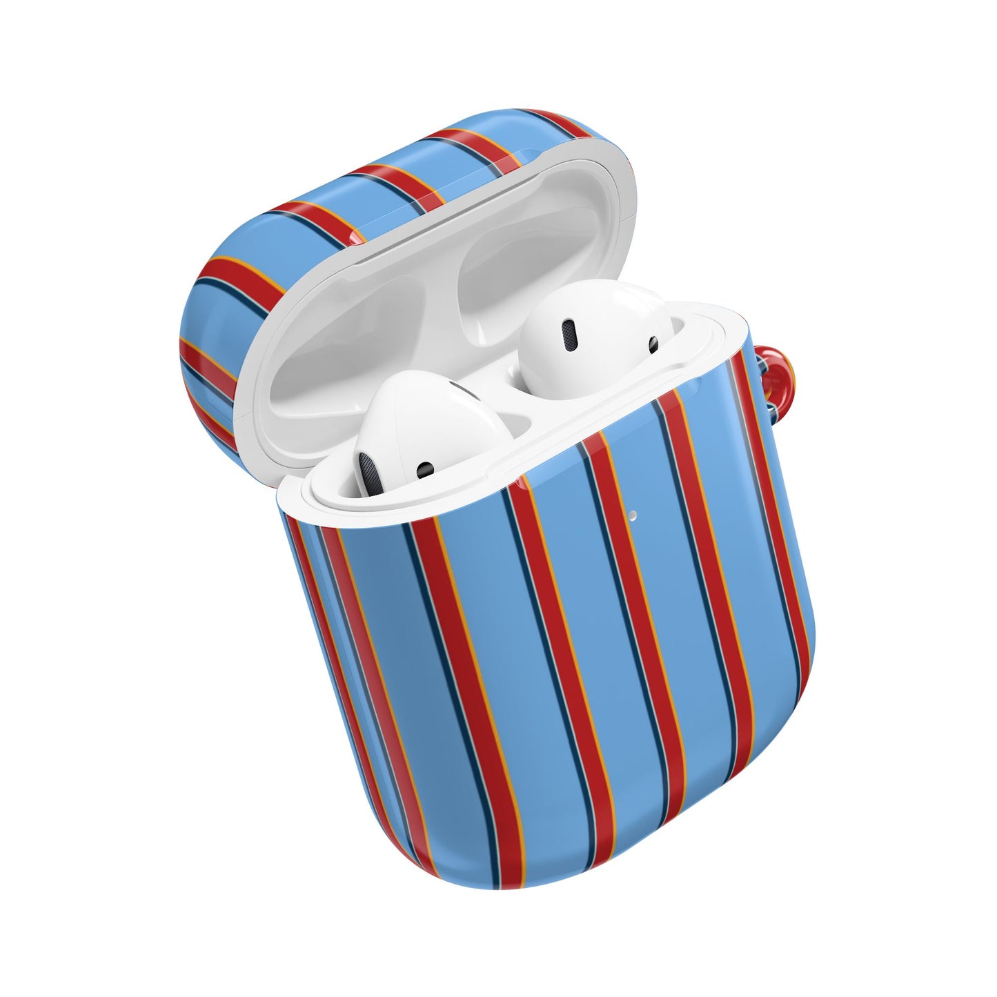 Holliday Striped AirPod Case - Blue
