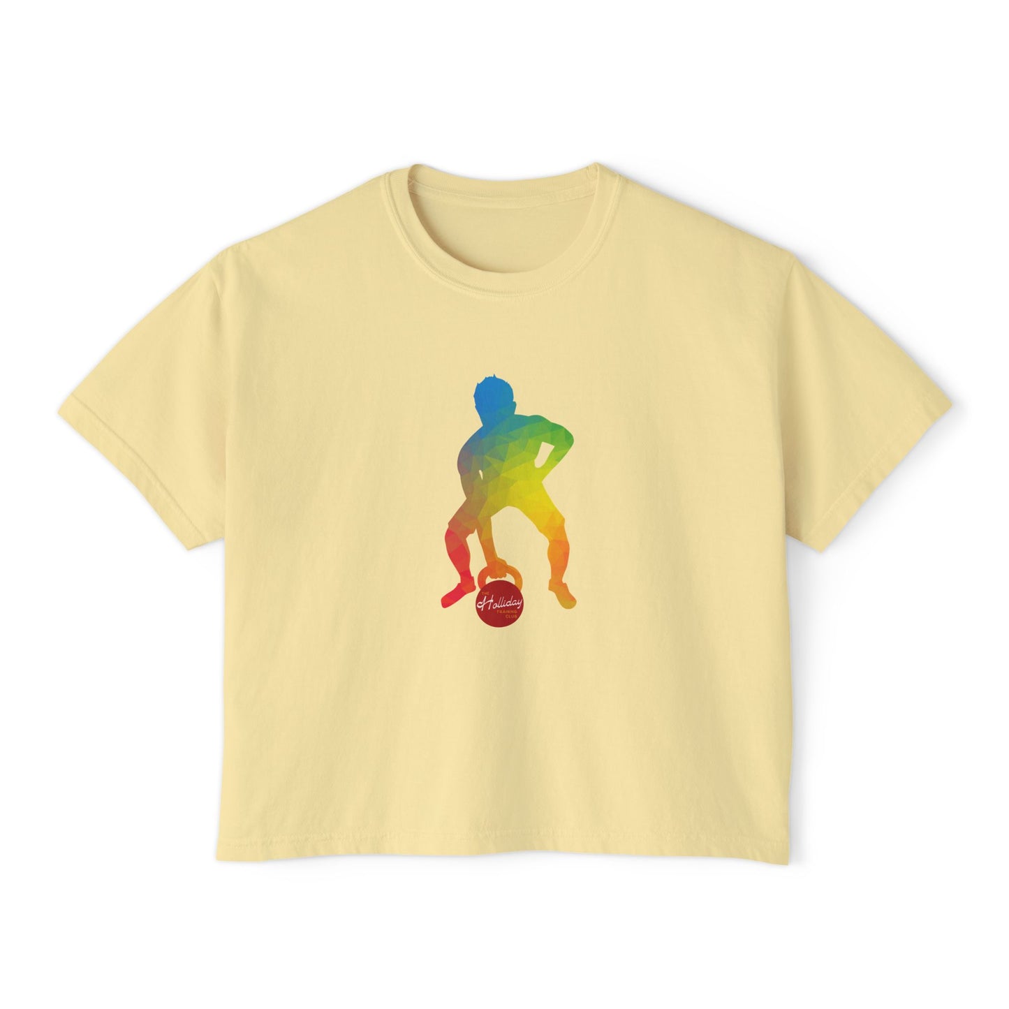 Lift Up Boxy Tee - Holliday Fitness Crop Top