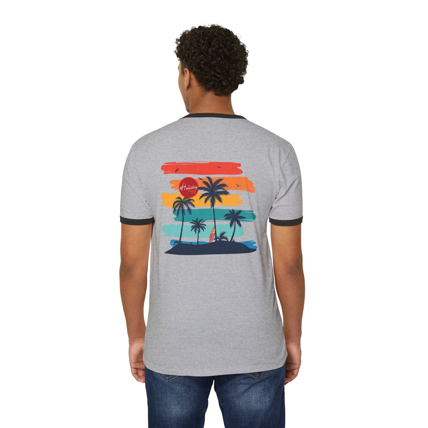 Holliday Island Vibes Athletic Ringer T-Shirt