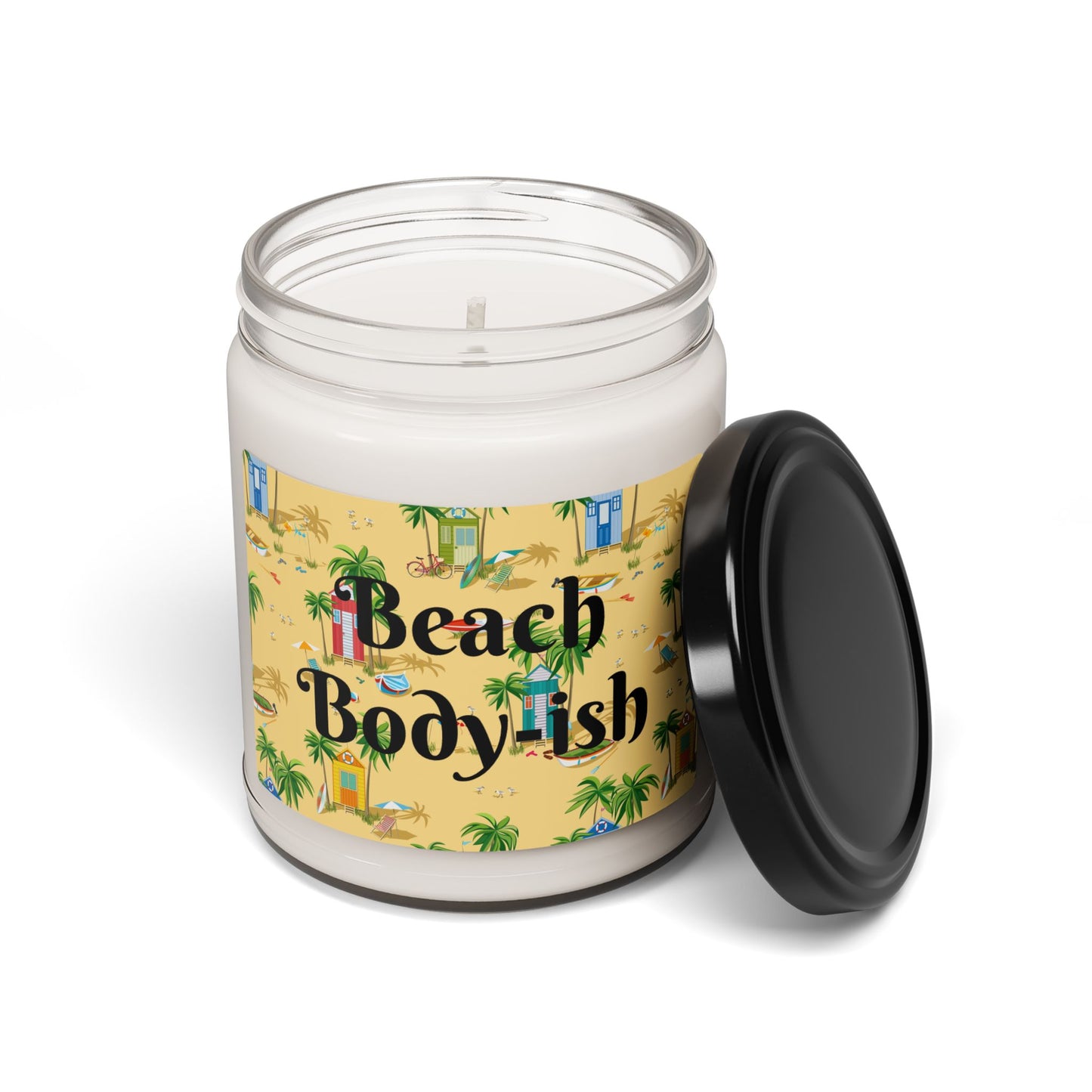 Beach Body-ish Soy Candle — Sea Salt & Orchid Scent (9 oz)