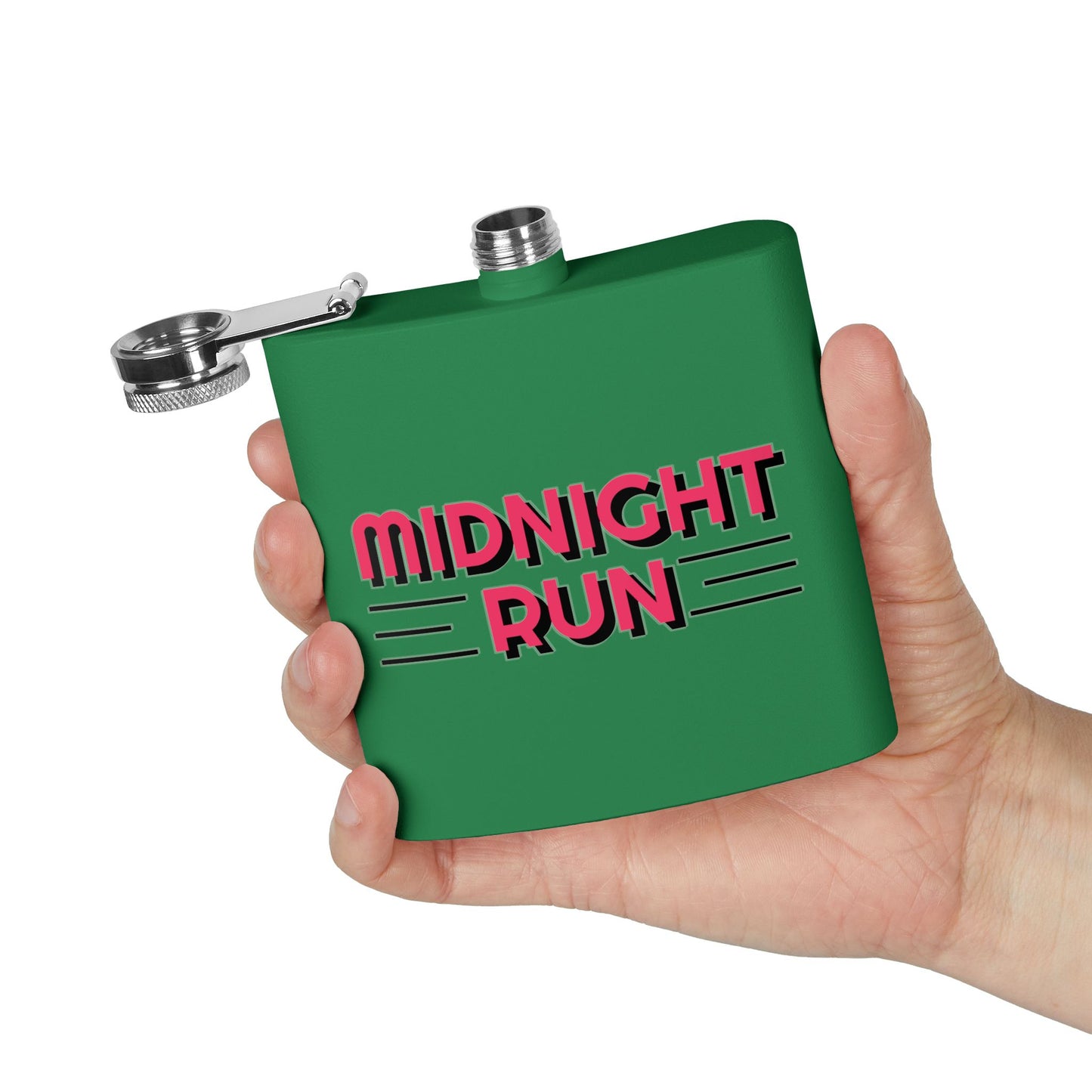 Midnight Run - 6oz Stainless Steel Flask