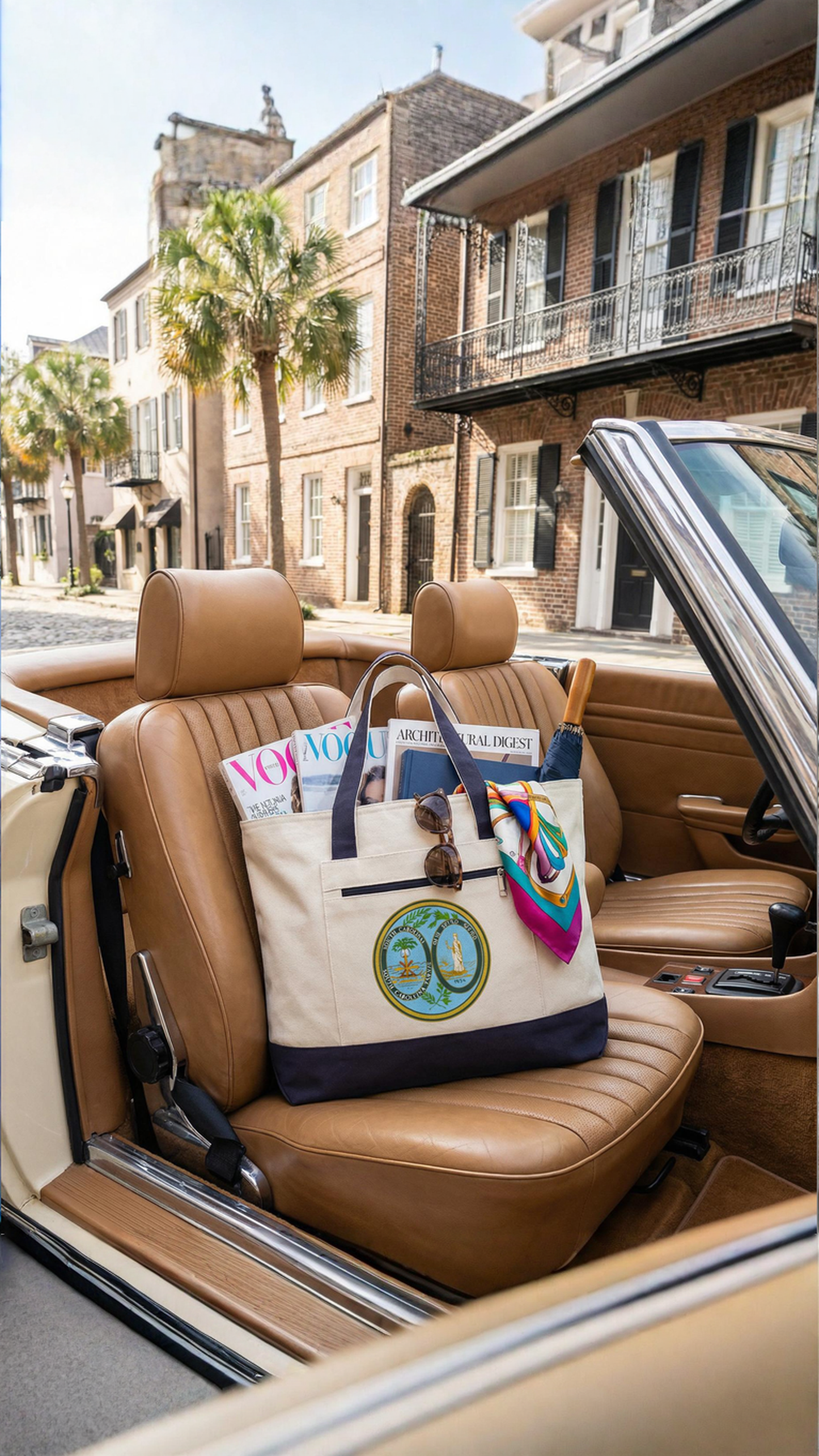 Lowcountry Living Zippered Canvas Tote | LOWCOUNTRY | Hollidays