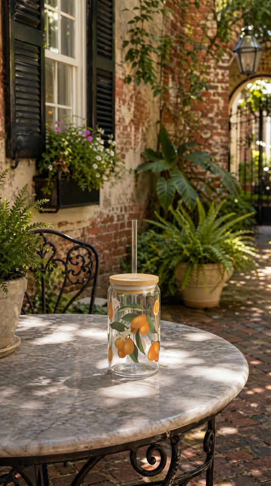Citrus Sipper Glass — 16oz | LOWCOUNTRY | Hollidays